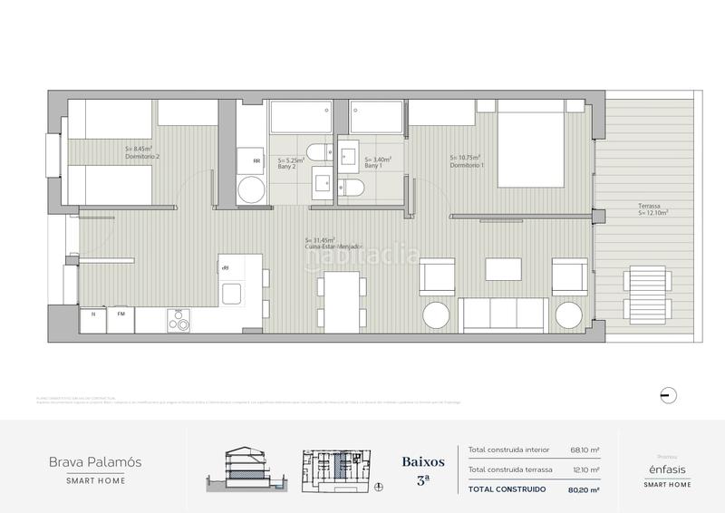 Foto 123e0984-44c7-430d-ade1-5673e011ef14. Planta baja 74m<sup>2</sup> en carrer mossèn jacint verdaguer 44 en Palamós