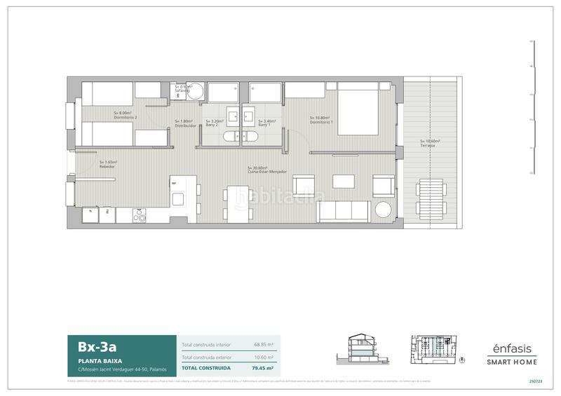 Foto 393637bc-2663-4d6e-92fe-ff167b76d64f. Planta baja 74m<sup>2</sup> en carrer mossèn jacint verdaguer 44 en Palamós
