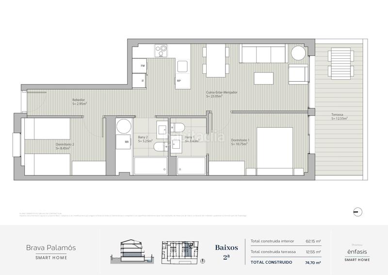 Foto 6c6531be-38b8-4f2d-8b53-59037bd76e0d. Duplex 103m<sup>2</sup> in carrer mossèn jacint verdaguer 44 in Centre Palamós