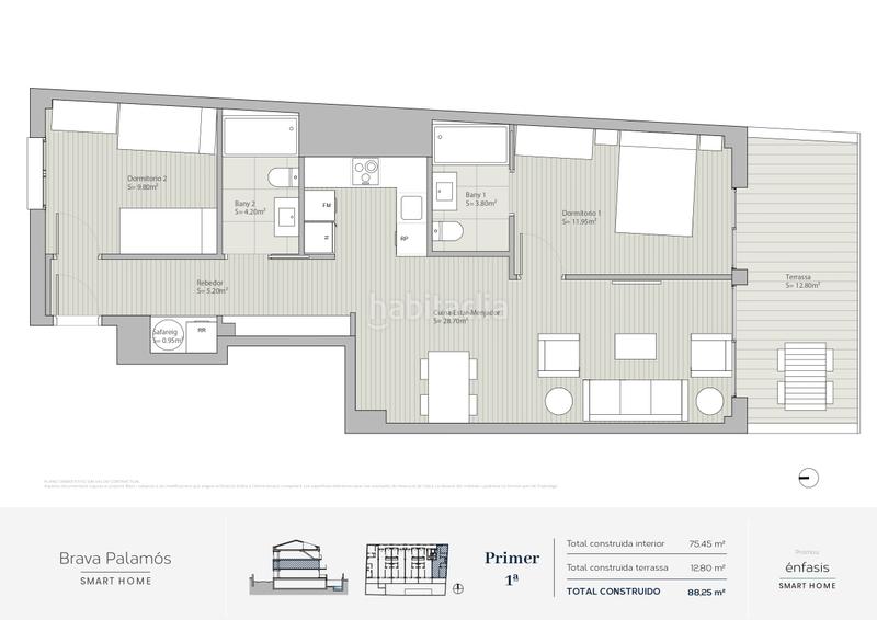 Foto b1701e31-f982-49ee-964f-019091e724e7. Duplex 103m<sup>2</sup> in carrer mossèn jacint verdaguer 44 in Centre Palamós