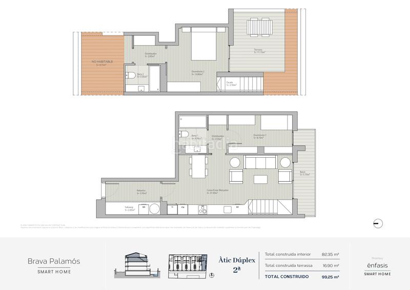 Foto 102b214a-2840-49c5-a7ed-194f1a5d4675. Dúplex 81m<sup>2</sup> a carrer mossèn jacint verdaguer 44 a Centre Palamós