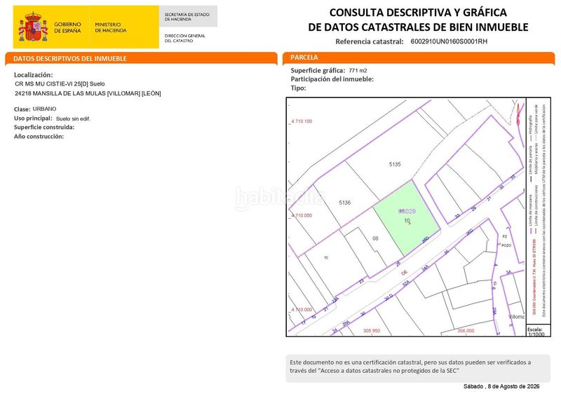 Foto a6622a6b-d6f6-40d0-8c69-5a9e66012f74. Terreny residencial a Mansilla de las Mulas