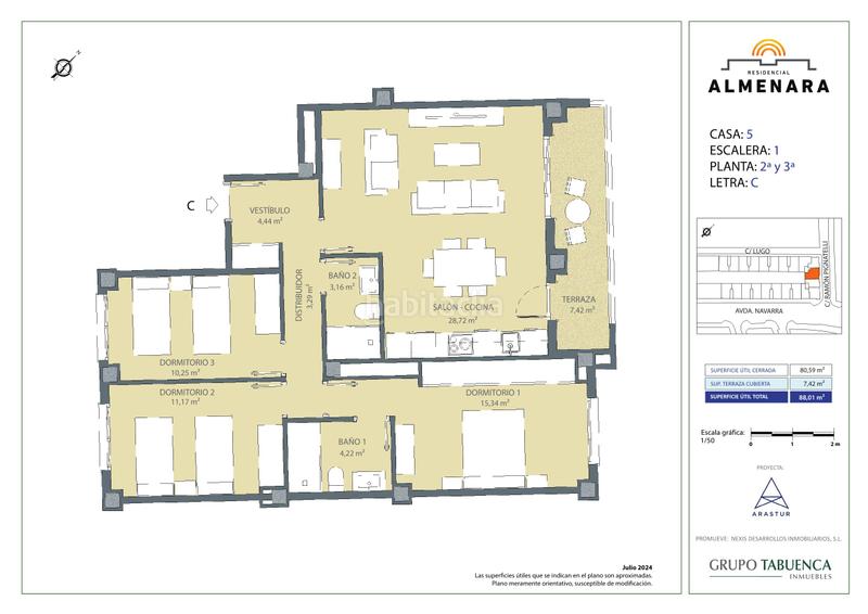 Foto 0f26eb80-c41f-4c2c-a10e-655dd96cc578. Piso 88m<sup>2</sup> en avenida de navarra 16 en Utebo