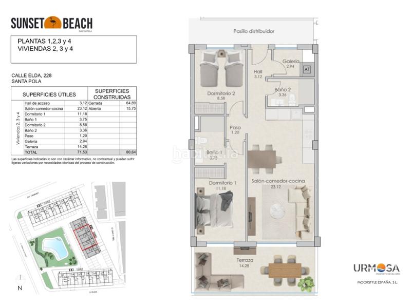 Foto 7bf1cf99-f3f4-4778-88a9-4a02692d5036. Pis amb aparcament piscina a Playa Tamarit-Playa Lissa Santa Pola