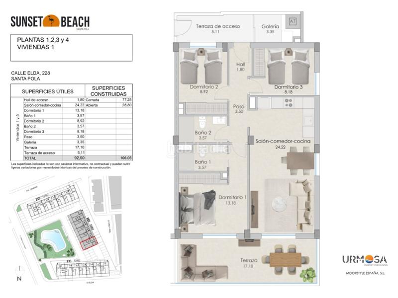 Foto f6be8e9f-af6d-4c07-ae93-fd372b1ccc87. Pis amb aparcament piscina a Playa Tamarit-Playa Lissa Santa Pola