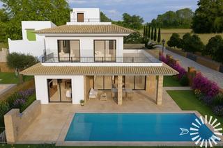 Maison à Cala Llombards. Villa contemporánea en cala llombards