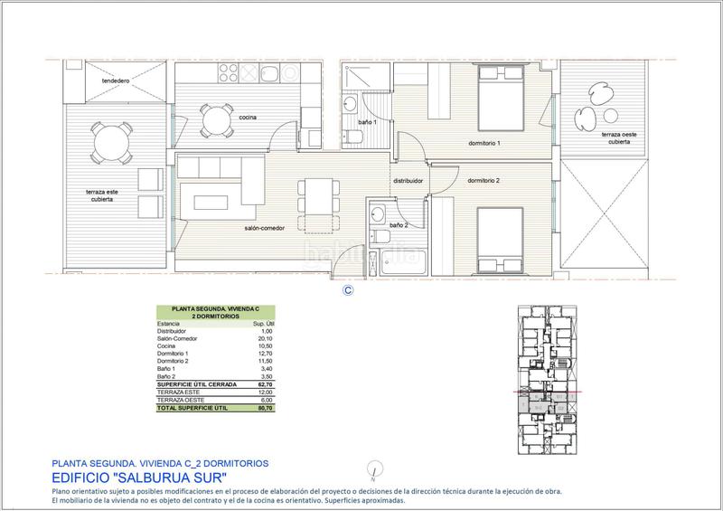 Foto 408c5634-ac0f-4e92-ba62-b5ab9424e2e4. Etagenwohnung 81m<sup>2</sup> in las neveras kalea 2 in Salburua - Arantzabela Vitoria - Gasteiz