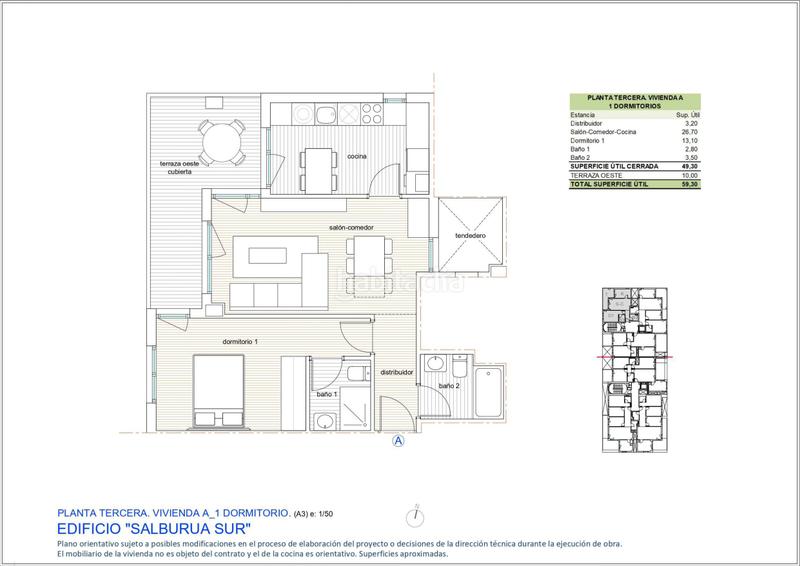 Foto 0b8cd23a-c4c1-49f0-8563-b5ddc9c2f516. Etagenwohnung 59m<sup>2</sup> in las neveras kalea 2 in Salburua - Arantzabela Vitoria - Gasteiz