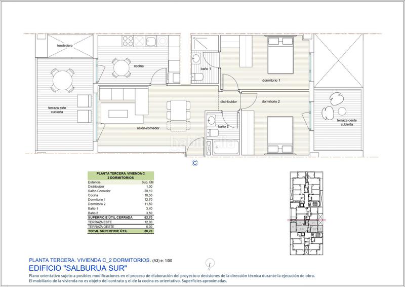 Foto ba6229be-0c20-4944-81ec-314562808d00. Etagenwohnung 81m<sup>2</sup> in las neveras kalea 2 in Salburua - Arantzabela Vitoria - Gasteiz