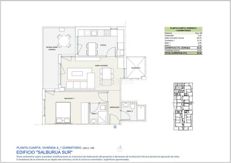 Foto e2ac28ef-3935-4343-86fe-3e20f28dfa64. Etagenwohnung 59m<sup>2</sup> in las neveras kalea 2 in Salburua - Arantzabela Vitoria - Gasteiz