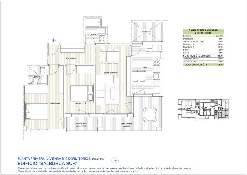 Foto 77857b81-0ad9-4d9c-bae3-d45bd0076fc7. Flat 78m<sup>2</sup> in las neveras kalea 2 in Salburua - Arantzabela Vitoria - Gasteiz