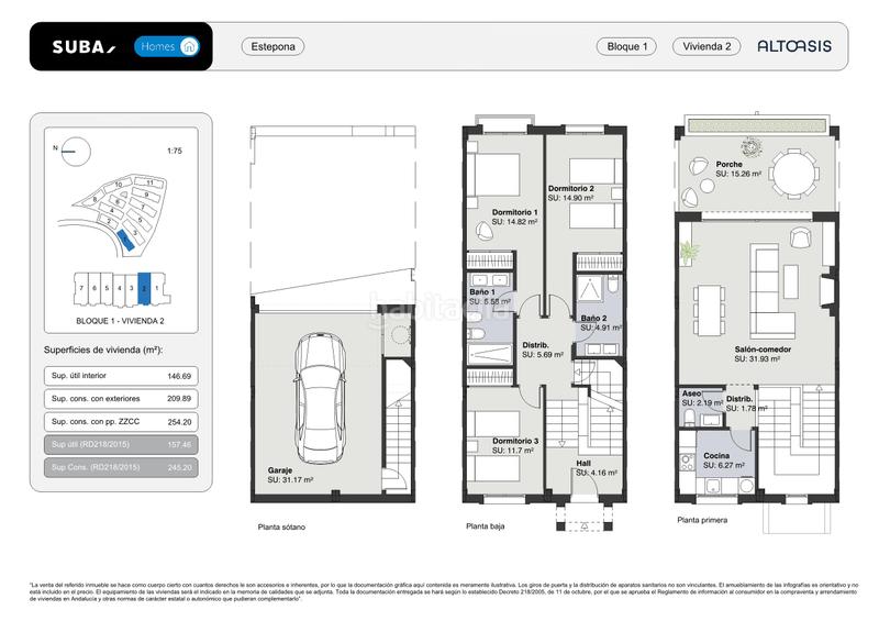 Foto 39815689-7658-4757-b8a8-f1a0ec23f2e7. Reihenhaus 254m<sup>2</sup> mit parking pool in Valle Romano Golf Estepona