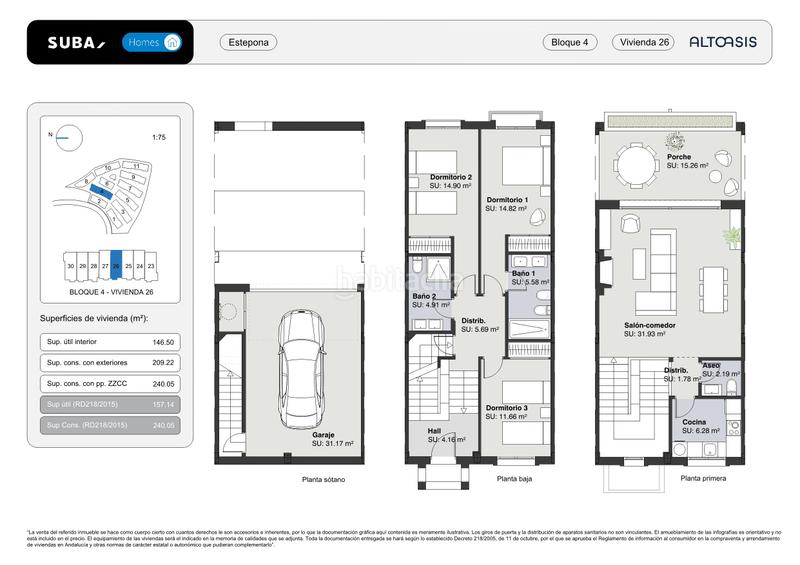 Foto 48869b88-2b3d-48db-a6e1-5dfe8854010f. Casa adossada 240m<sup>2</sup> amb aparcament piscina a Valle Romano Golf Estepona