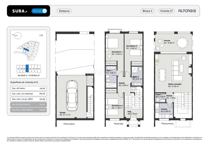 Foto 581f6f38-4c5e-46d4-ad24-5ae14310a8d1. Casa adossada 233m<sup>2</sup> amb aparcament piscina a Valle Romano Golf Estepona