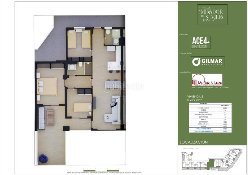 Foto bc60c211-d015-4c55-9a8f-9e16c9a8d7c5. Àtic 92m<sup>2</sup> a calle barrio nuevo 14 a Gelves