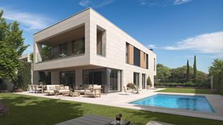 Chalet en Valdecaba�as. Obra nueva