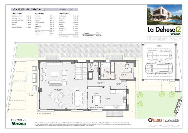 Foto f97c6099-a016-40e1-9933-f275376ebad9. Chalet 399m<sup>2</sup> con riscaldamento parcheggio piscina in Valdecabañas Boadilla del Monte