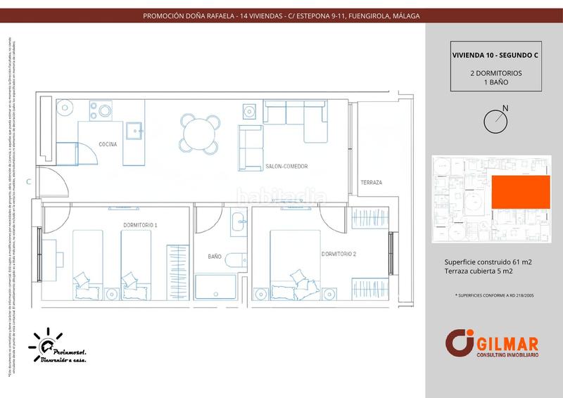 Foto e585a840-2767-4125-80ed-7546ffc0ee41. Pis 62m<sup>2</sup> amb aparcament a Centro ciudad Fuengirola