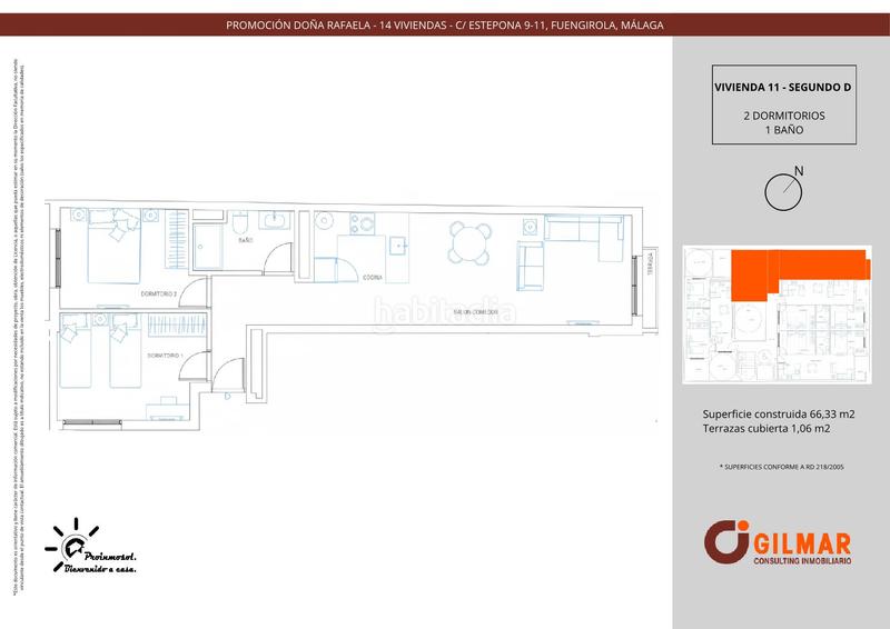 Foto 674cd7a3-0d80-4019-986c-01c7495e45f6. Appartement 65m<sup>2</sup> avec parking terrasse dans Centro ciudad Fuengirola