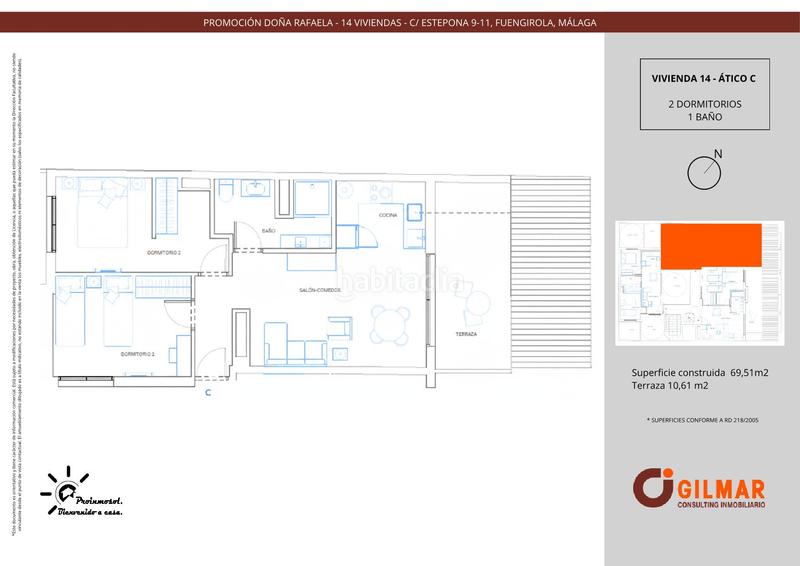 Foto 76054df1-c536-47ae-b4fe-3e0fa4525d8a. Attique 70m<sup>2</sup> avec parking dans Centro ciudad Fuengirola