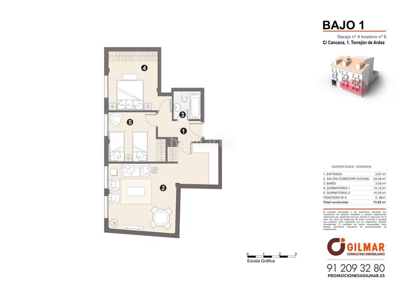 Foto 69ceed5d-25a1-4e11-8d20-d192634fe0c5. Ground floor 72m<sup>2</sup> in calle cancana 1 in Centro Torrejón de Ardoz
