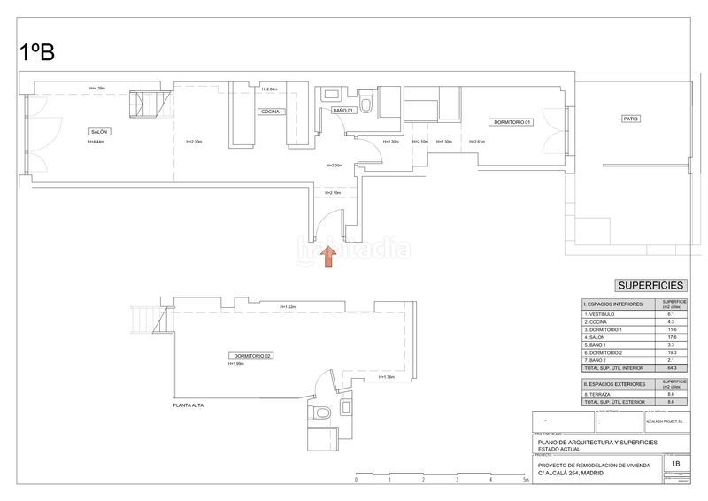 Foto 78ea4813-082d-45f2-9b78-adc78bec2505. Duplex 108m<sup>2</sup> dans Ventas Madrid