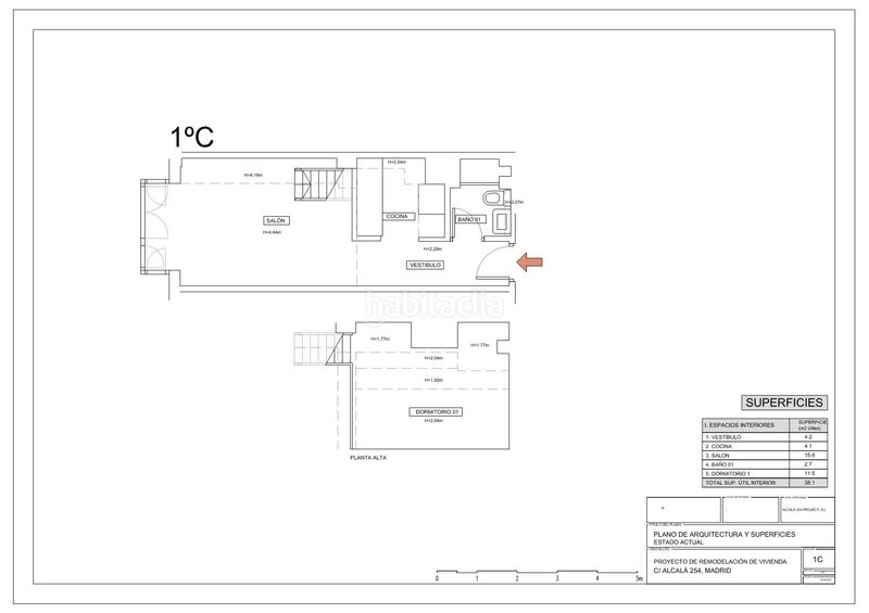 Foto 6158d33d-9bdf-4015-b3fe-76e5148fef68. Duplex 59m<sup>2</sup> dans Ventas Madrid