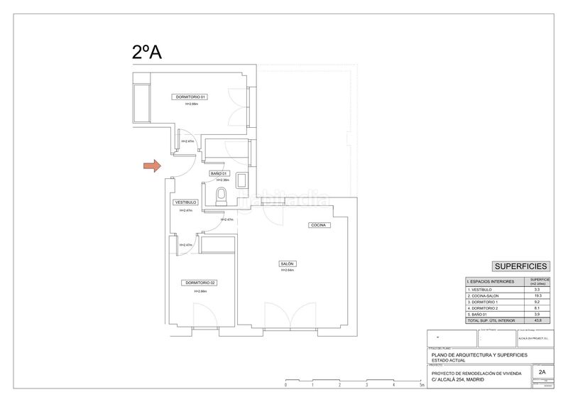 Foto 0f85817a-c089-4f70-8983-6f07f36e8572. Flat 75m<sup>2</sup> in Ventas Madrid