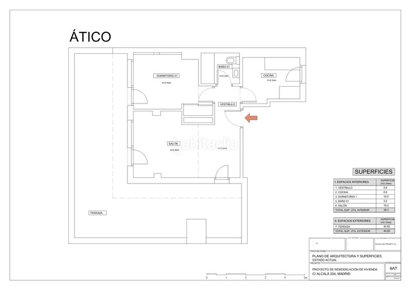 Foto e09bdc17-74ec-466e-af40-db7af01c1bdd. Àtic 108m<sup>2</sup> a Ventas Madrid