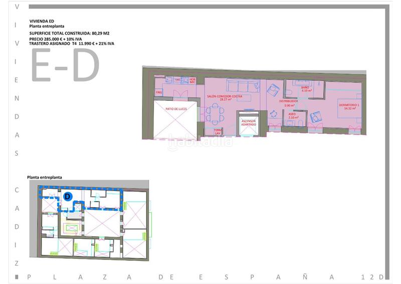 Foto 14e0923a-6323-4842-af96-2d412ccc4d7c. Flat 80m<sup>2</sup> in plaza de españa 12 in Alameda - Mentidero - Teatro Falla Cádiz