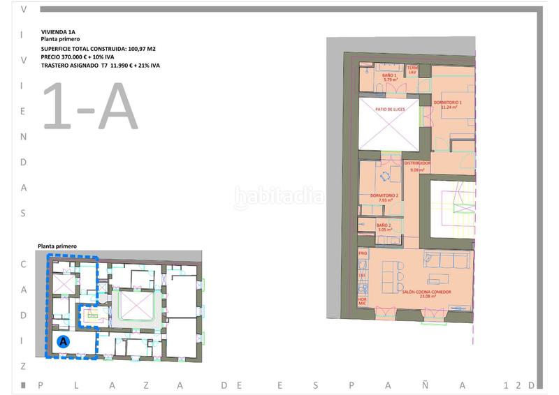 Foto e2648694-0347-47e2-b981-61c415407a18. Appartamento 100m<sup>2</sup> in plaza de españa 12 in Alameda - Mentidero - Teatro Falla Cádiz