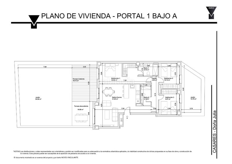 Foto cad9a7be-5e85-45f8-bc65-62443c2d9060. Planta baja 109m<sup>2</sup> en Doña Julia Golf Casares