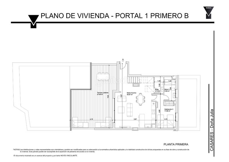 Foto a9d3a0f7-e957-41ff-8b5d-c778a5d79bee. Penthouse 136m<sup>2</sup> with heating pool in Doña Julia Golf Casares