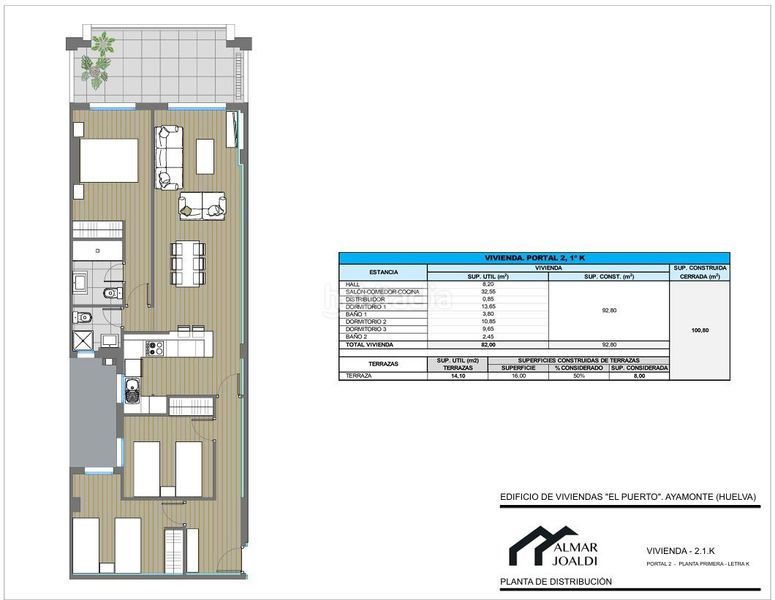 Foto a0c4eef6-92e1-4d00-863a-c8583968c032. Appartement avec parking dans Ayamonte ciudad Ayamonte