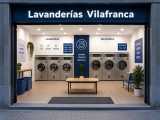 Traspàs Local Comercial a La Girada. Oportunidad de inversión: dos lavanderías en funcionamiento