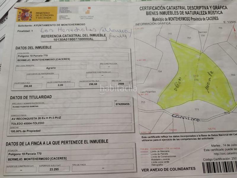 Foto 99b3c60f-47b5-499c-9109-e8ffb4508201. Terreno residencial en Montehermoso