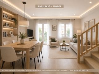 Reihenhaus  Carrer d'arnald de corcó. Casa adossada amb jardí, garatge per a dos cotxes i terrasses a