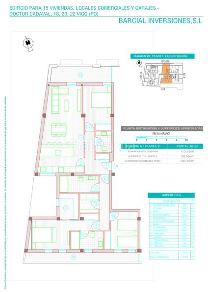 Foto 0e1bd9d5-0516-41bc-b4d0-bd27cde51818. Flat 132m<sup>2</sup> in rúa do doutor cadaval 18 in Centro - Areal Vigo