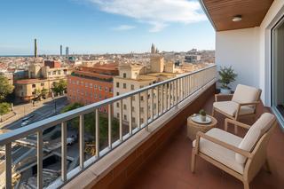 Attico in Congrés - Indians. Ático con terraza y vistas panorámicas en barcelona