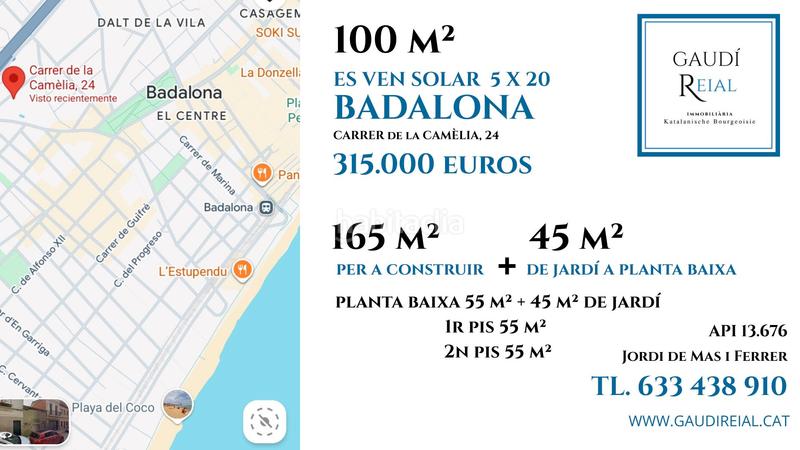 Foto 4684e929-e981-4d27-8f8e-97fcf6ff245c. Residential plot in carrer de la camèlia 24 in Centre Badalona