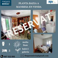 Appartement à Bases de Manresa - Carretera de Santpedor. Planta baja muy luminosa en venta en les basesctra. de santpedor