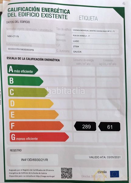 Foto dbd824a3-6233-497f-9206-a2847b7567c4. Pis amb calefacció aparcament a Residencia - Abella Lugo