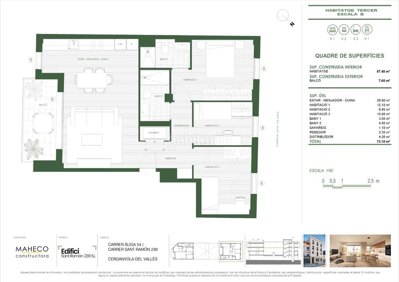 Foto 2ee3b357-e3af-48eb-88c6-01e1708d33a1. Appartement 87m<sup>2</sup> dans carrer de sant ramon 239 dans Sant Ramón Cerdanyola del Vallès