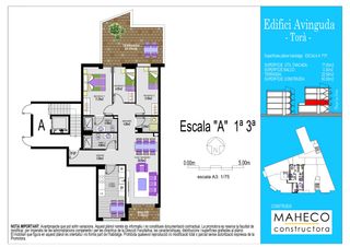 Etagenwohnung in Plaça de la creu 10. A 1-3