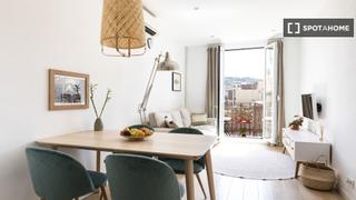 Miete Etagenwohnung in El Poble Sec - Parc de Montjuïc. Piso en alquiler de 2 habitaciones en el poble sec, barcelona.