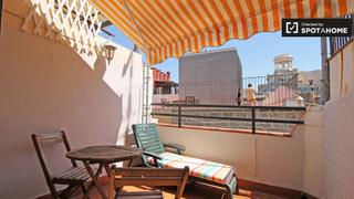 Location Appartement à Gòtic. Acogedor estudio con balcón en alquiler en barri gòtic, barcelon