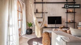 Miete Etagenwohnung in St. Pere - Sta. Caterina - El Born. Apartamento de 3 dormitorios en alquiler en la barceloneta, barc