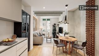 Miete Etagenwohnung in L´Antiga Esquerra de l´Eixample. Piso en alquiler de 1 dormitorio en la nova esquerra, barcelona.