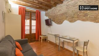 Affitto Appartamento in St. Pere - Sta. Caterina - El Born. Estudio con aire acondicionado en alquiler en ciutad vella, barc