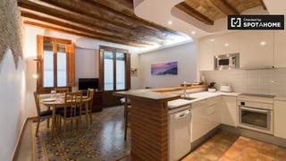 Location Appartement à St. Pere - Sta. Caterina - El Born. Apartamento de 1 dormitorio con aire acondicionado en alquiler,